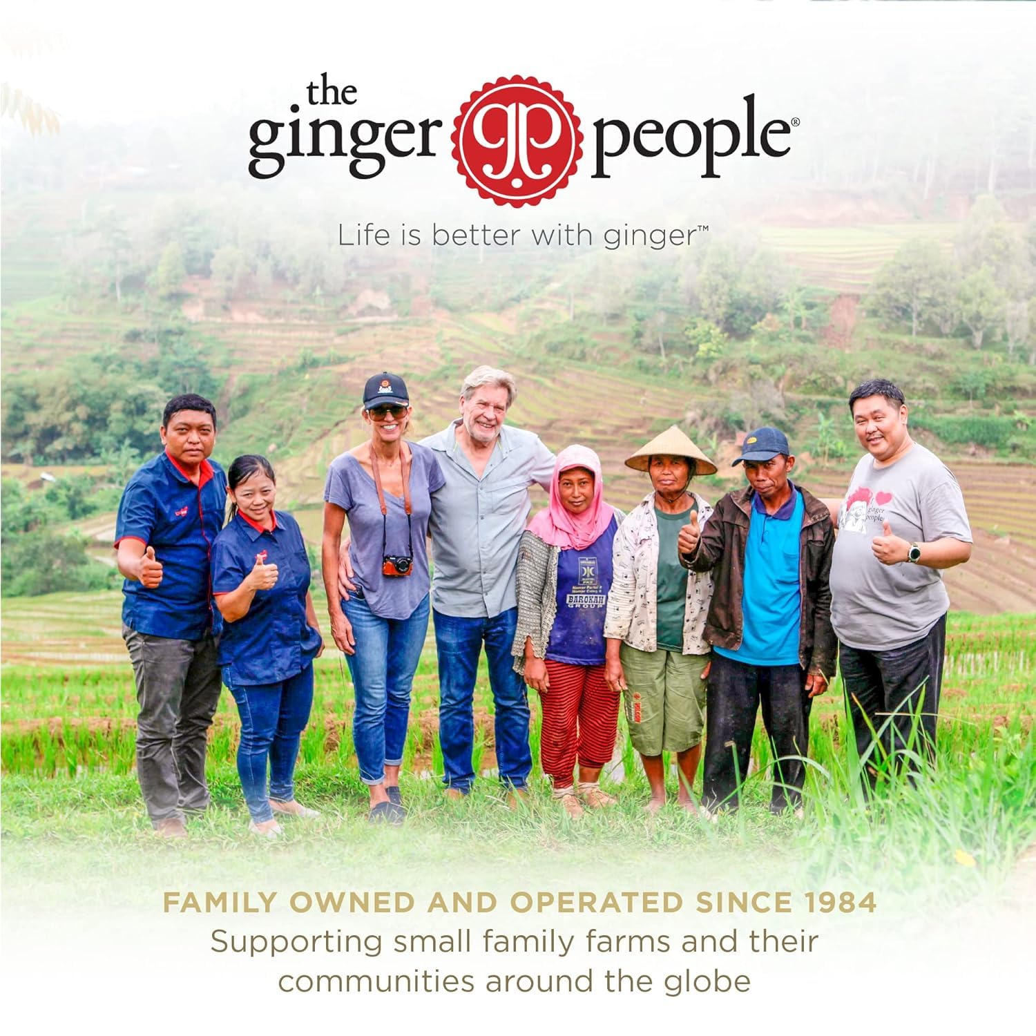 The Ginger People Ginger Rescue Chewable Tablets with ingredients