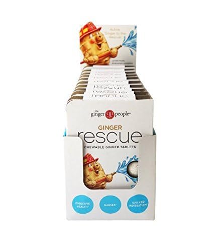 The Ginger People Ginger Rescue Chewables tablets in a small package