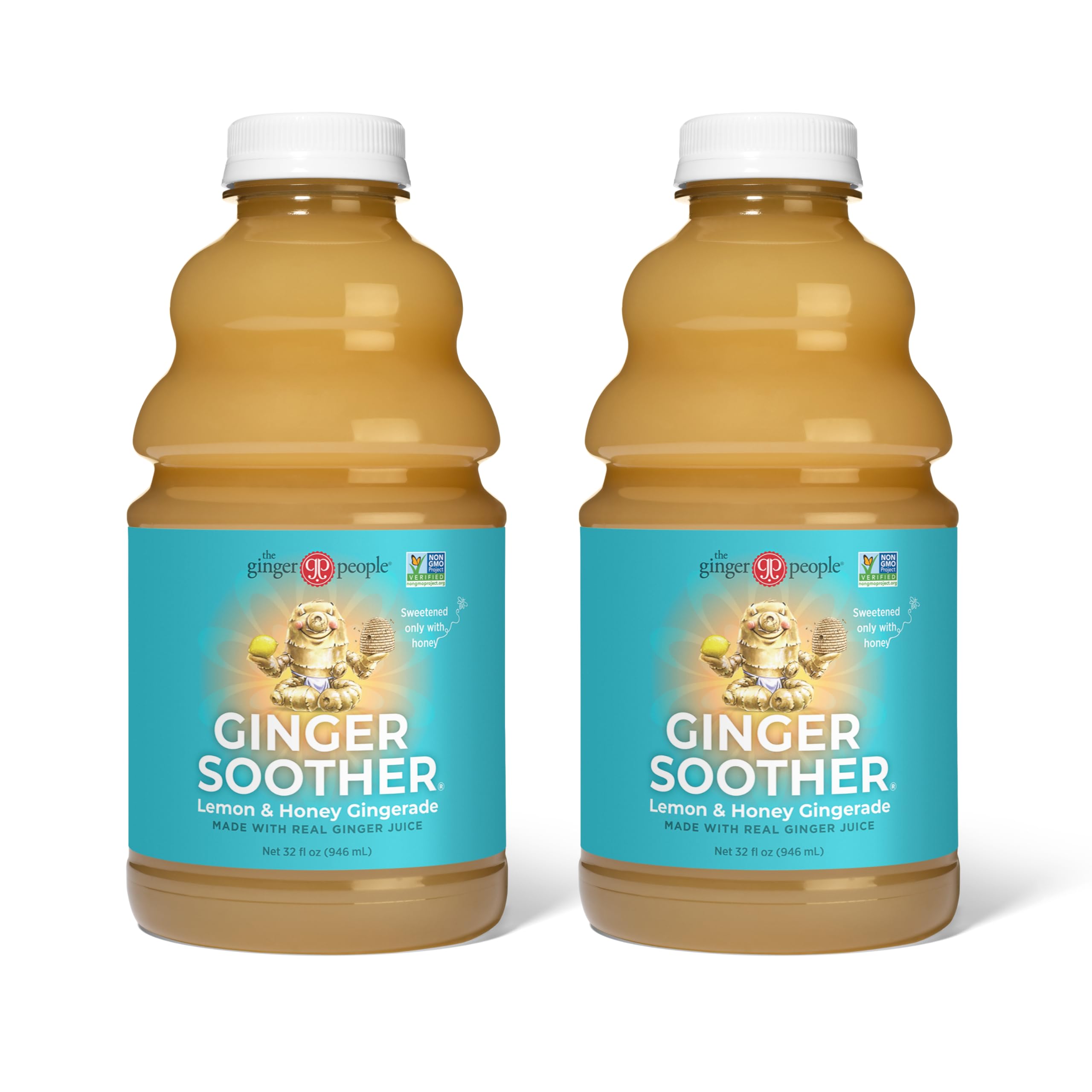 The Ginger People Ginger Soother Gingerade 2082g bottle front view