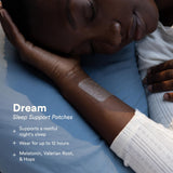 The Good Patch Dream Sleep Patch back view showing ingredients