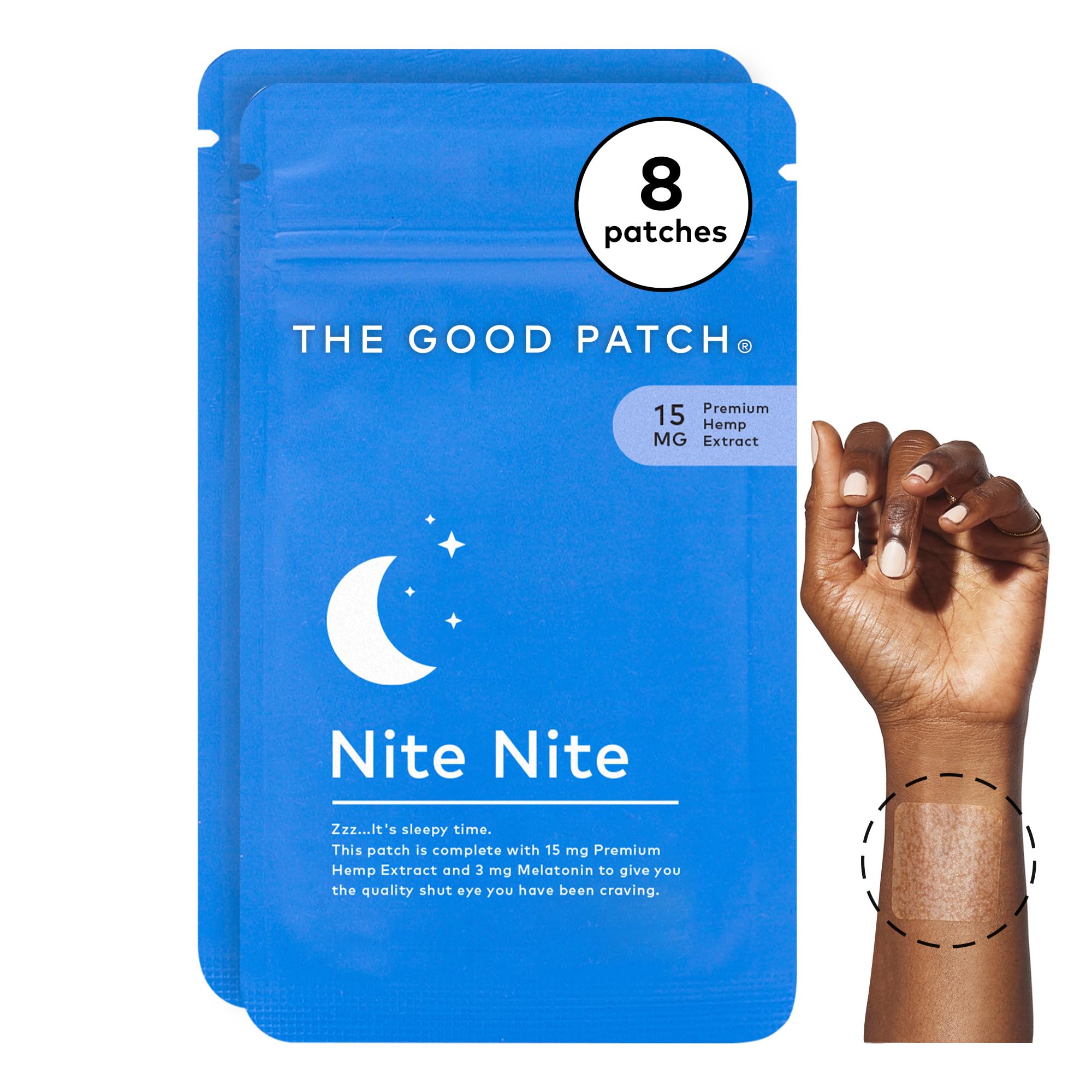 The Good Patch Nite Nite Sleep Patches front view