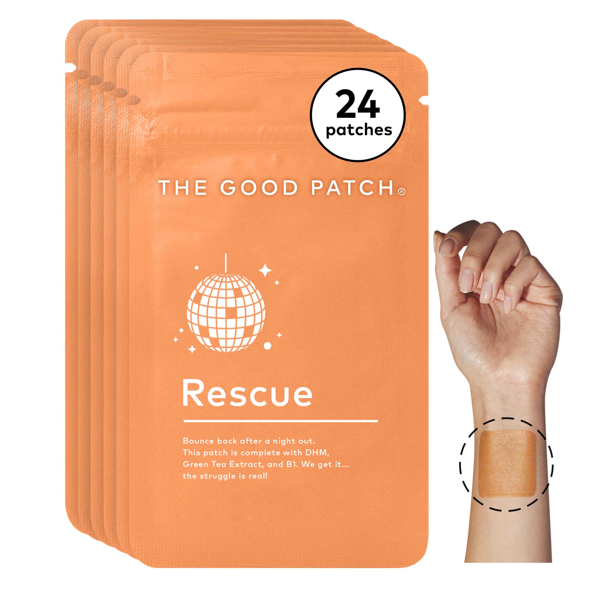 The Good Patch Rescue Patch front view with packaging