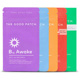 The Good Patch Vitamin Patches Variety Pack front view with all five patch types