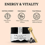 The Goodbye Company Shilajit Resin in a warm beverage