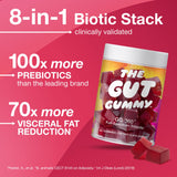 The Gut Gummy Daily Gut Reset 8-in-1 Triobiotic Supplement packaging