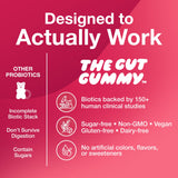 The Gut Gummy Daily Gut Reset 8-in-1 Triobiotic Supplement side view