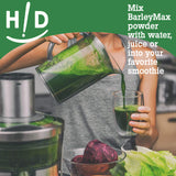 THE HALLELUJAH DIET BarleyMax Organic Alfalfa Powder mixed in a smoothie