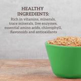 THE HALLELUJAH DIET BarleyMax Organic Alfalfa Powder nutritional information