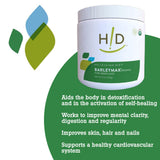 THE HALLELUJAH DIET BarleyMax Organic Alfalfa Powder scoop