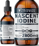 THE HEALTHY LIFE 4 ME Liquid Nascent Iodine Supplement bottle front view