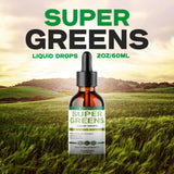 THE HEALTHY LIFE 4 ME Liquid Super Greens bottle side view