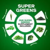 THE HEALTHY LIFE 4 ME Liquid Super Greens close-up of label
