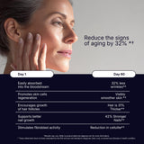 The Intelligent Health Collagen Peptide Powder 370g in a smoothie