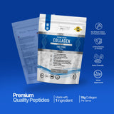 The Intelligent Health Collagen Peptides Powder 1000g mixed in a smoothie