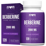 THE MONK Berberine 2000mg Capsules front view with packaging