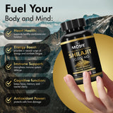 THE MONK Shilajit Gold Grade Plus side view
