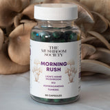 The Mushroom Society Daily Energy Supplement back view packaging