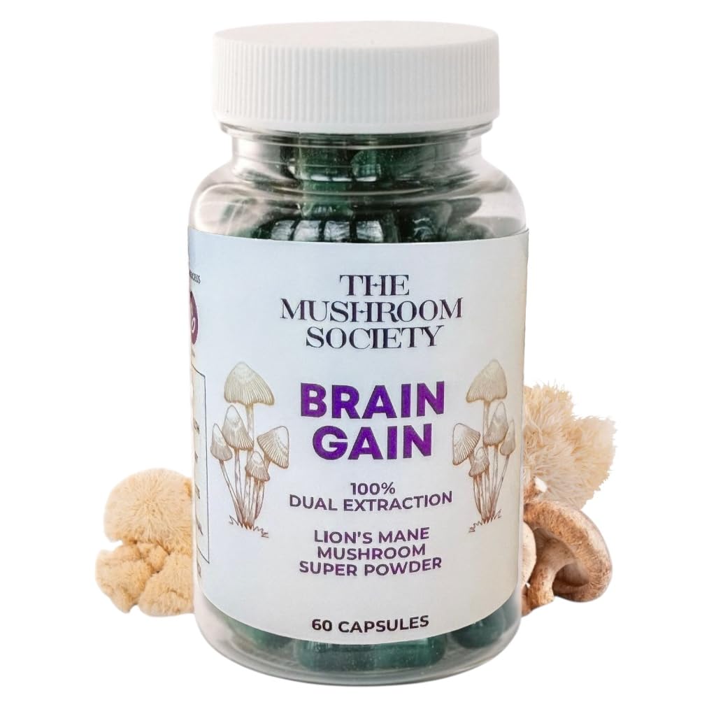 The Mushroom Society Daily Energy Support Supplement front view