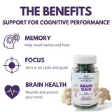 The Mushroom Society Daily Energy Support Supplement side view
