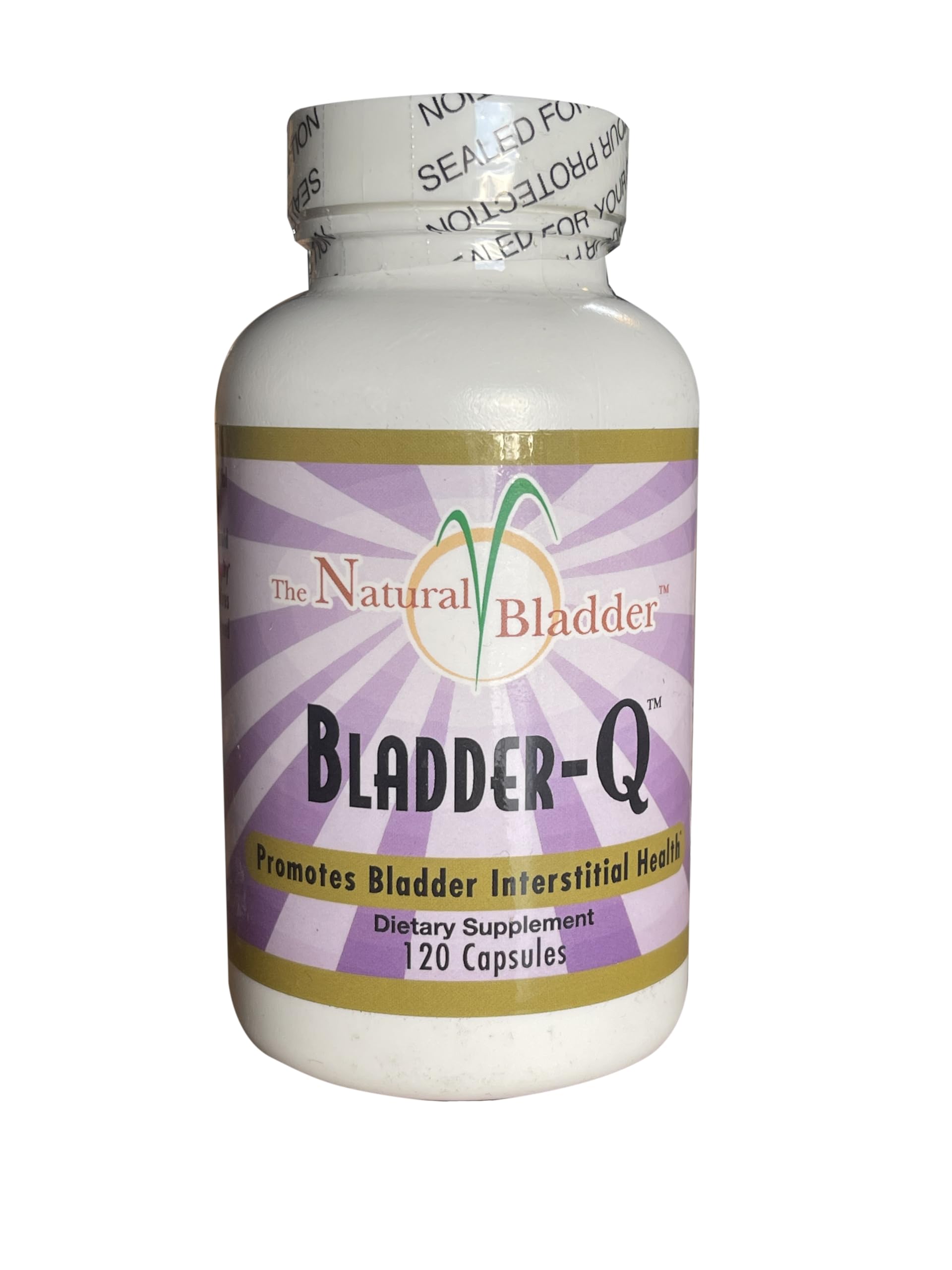 The Natural Bladder Bladder-Q™ Supplement front view with packaging