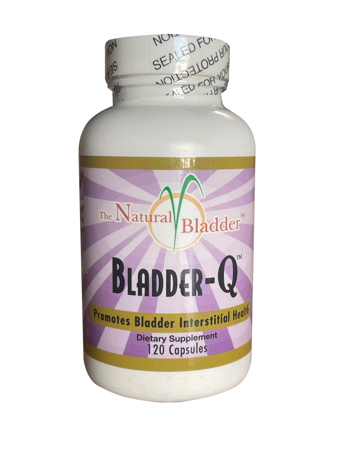 The Natural Bladder Bladder-Q™ Supplement front view with packaging