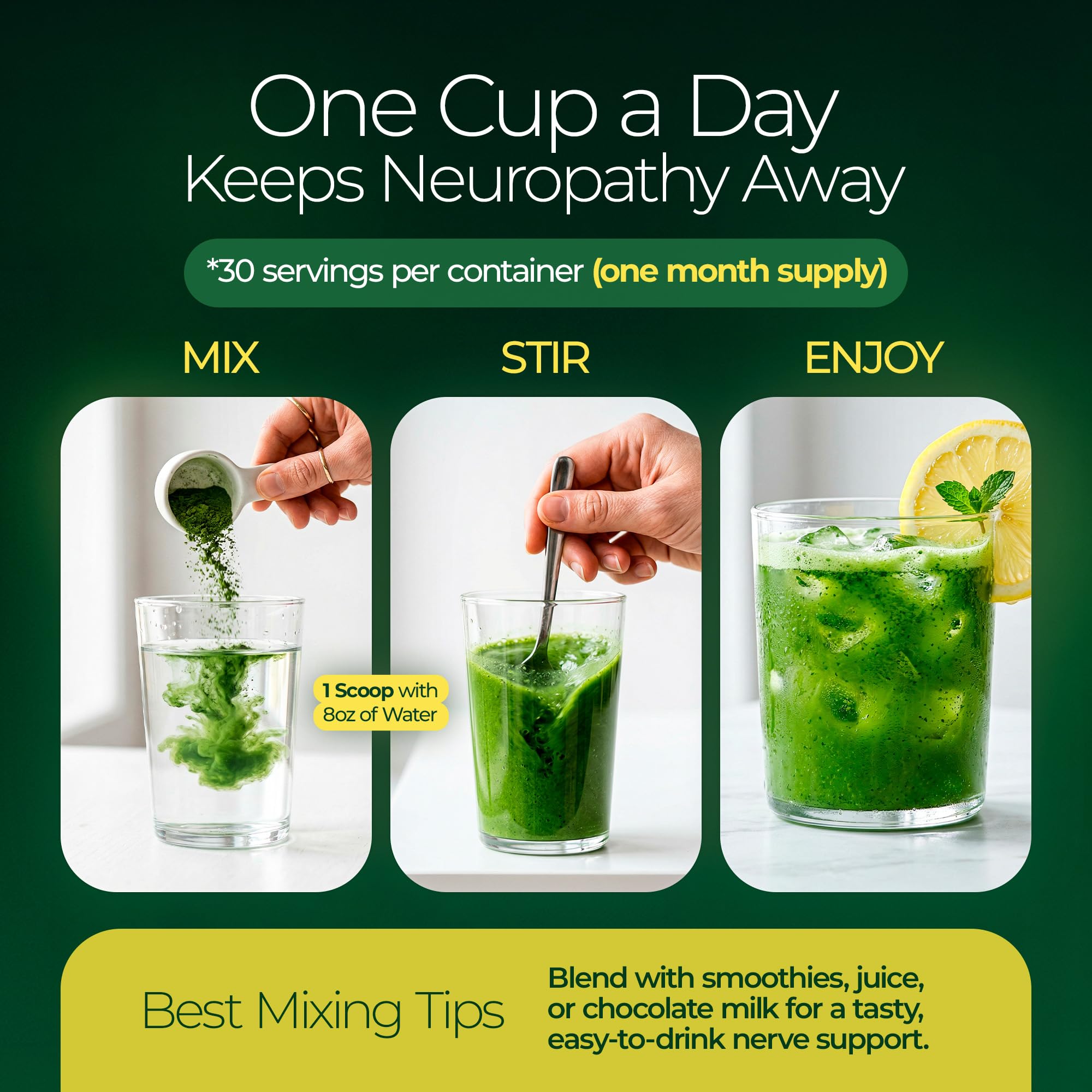 The Nerve Brand Alpha Lipoic Acid Superfood Powder ingredients list