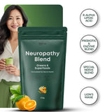 The Nerve Brand Alpha Lipoic Acid Superfood Powder mixed in a smoothie