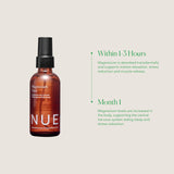 The Nue Co Magnesium Spray 100g label close-up