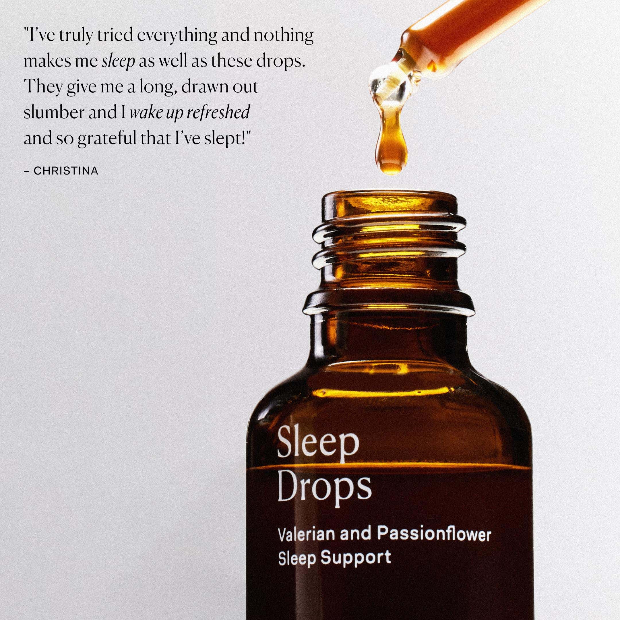 The Nue Co Sleep Drops ingredients list