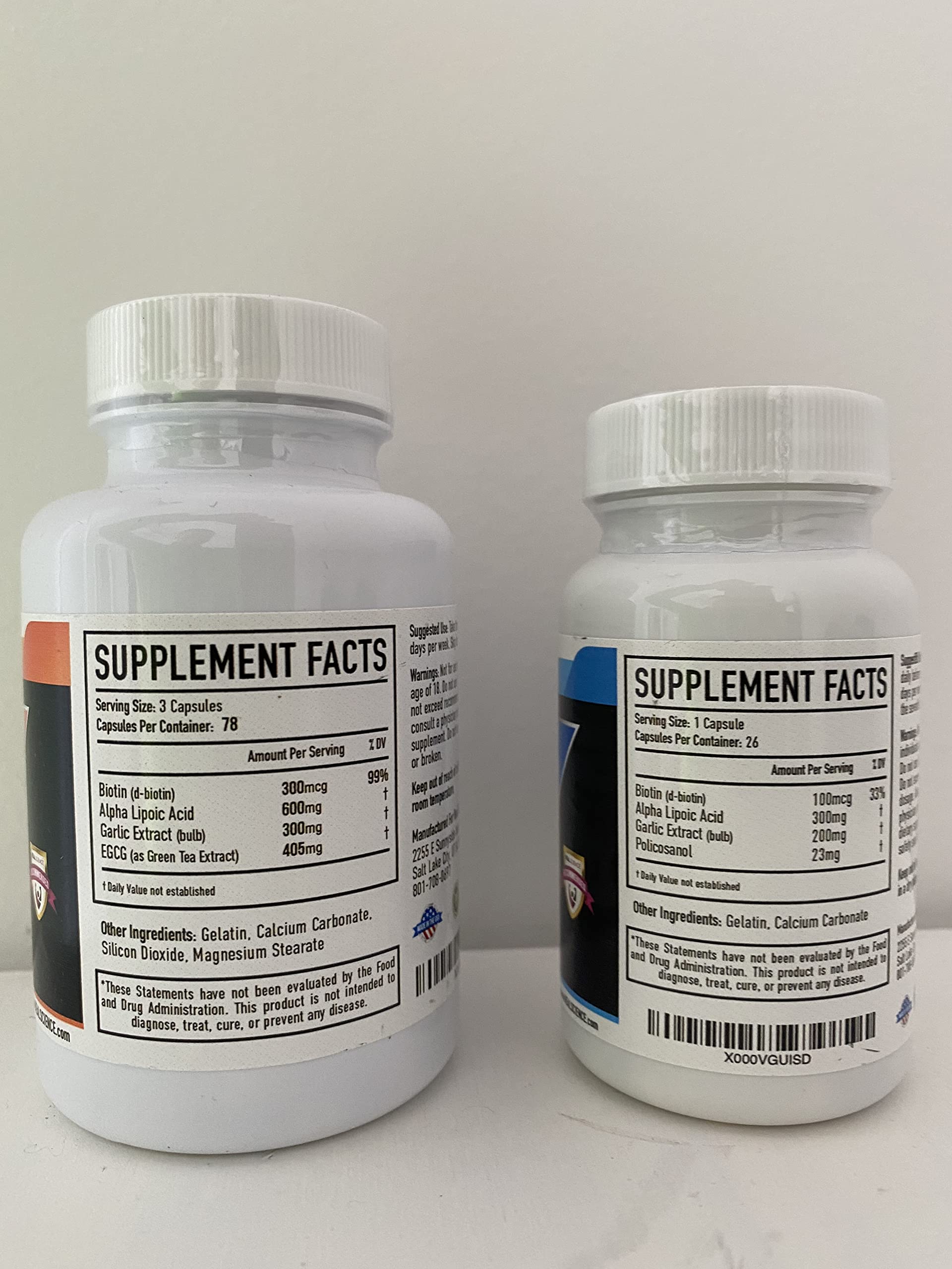 The Official Pagg Stack Alpha Lipoic Acid capsules on a table