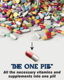 The One Pill B1 Thiamine capsules with rice flour ingredient