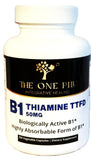 The One Pill Integrative Healing Vitamin B1 Thiamine TTFD 50mg Capsules front view