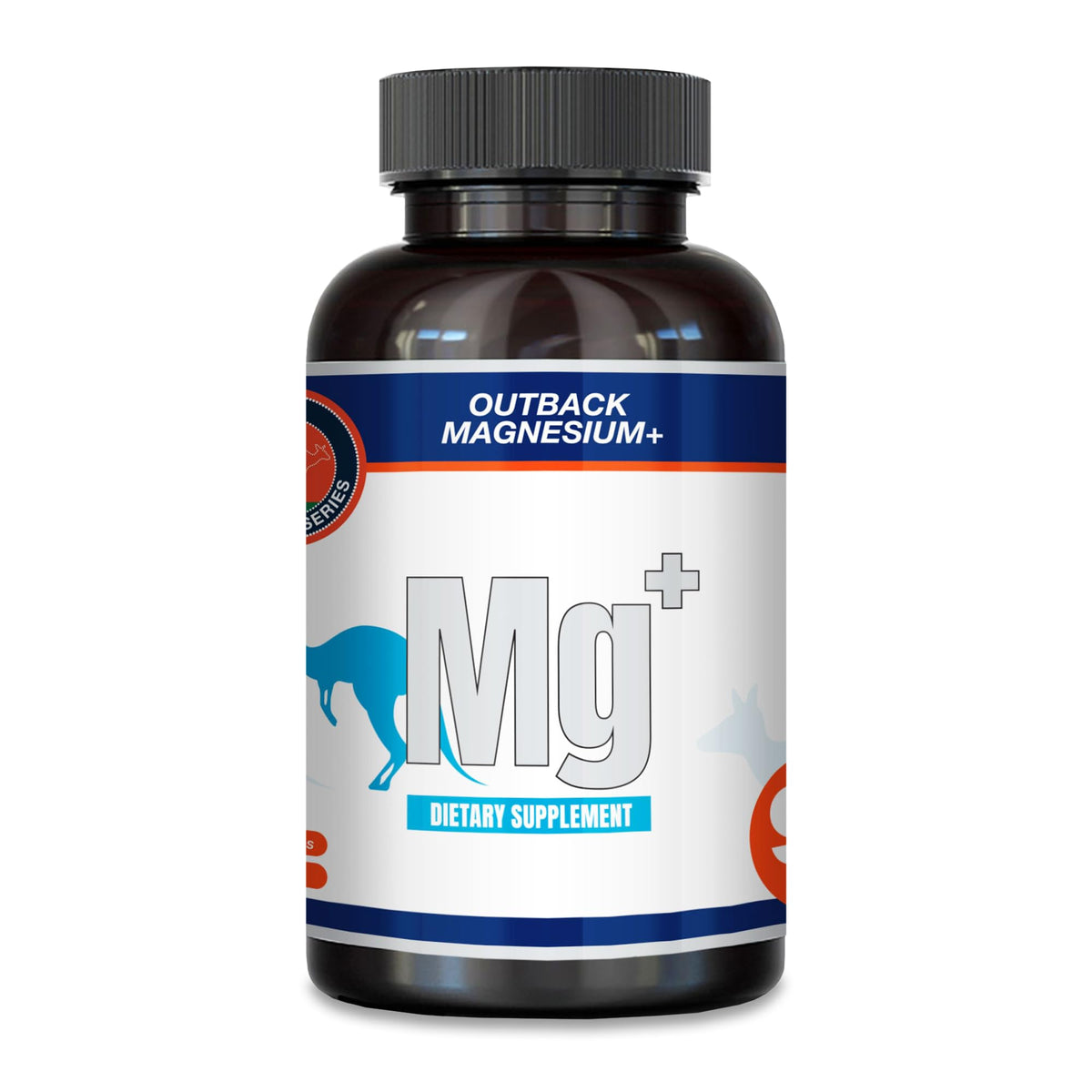 The Outback Series Magnesium Supplement 300mg vegan capsules front view