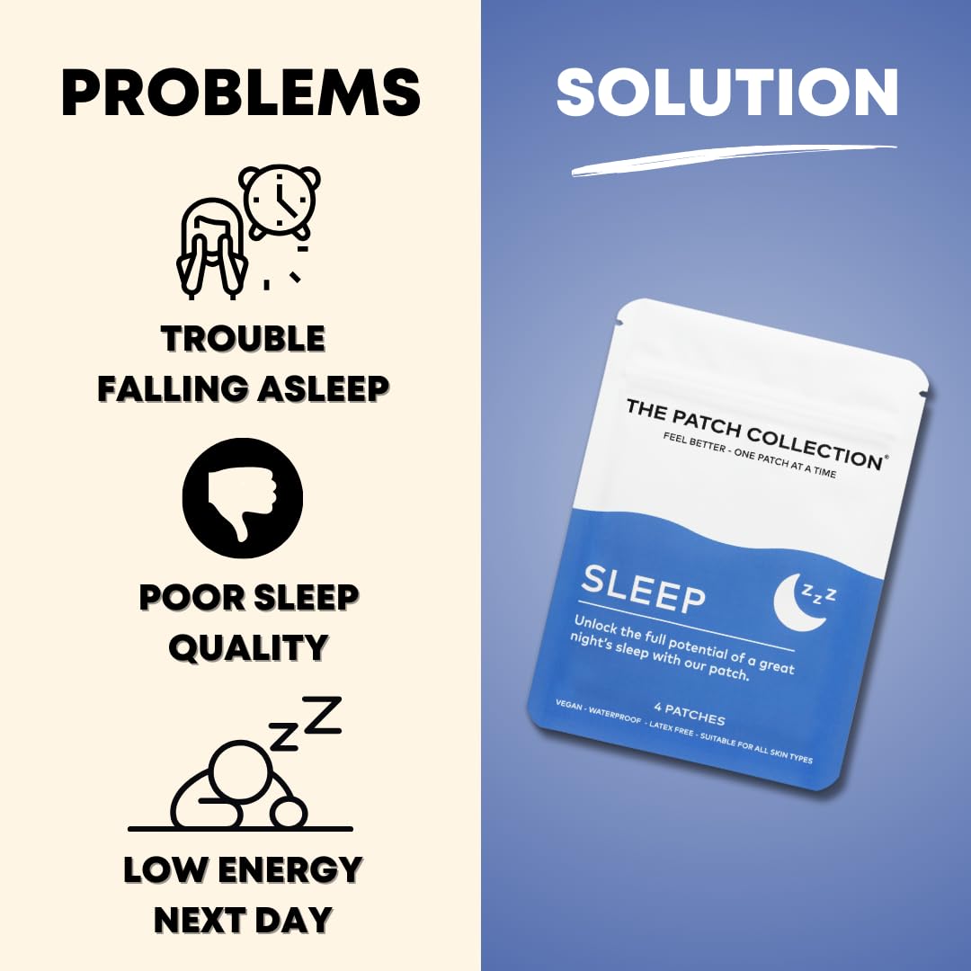 The Patch Collection Deep Sleep Aid Patches application on skin