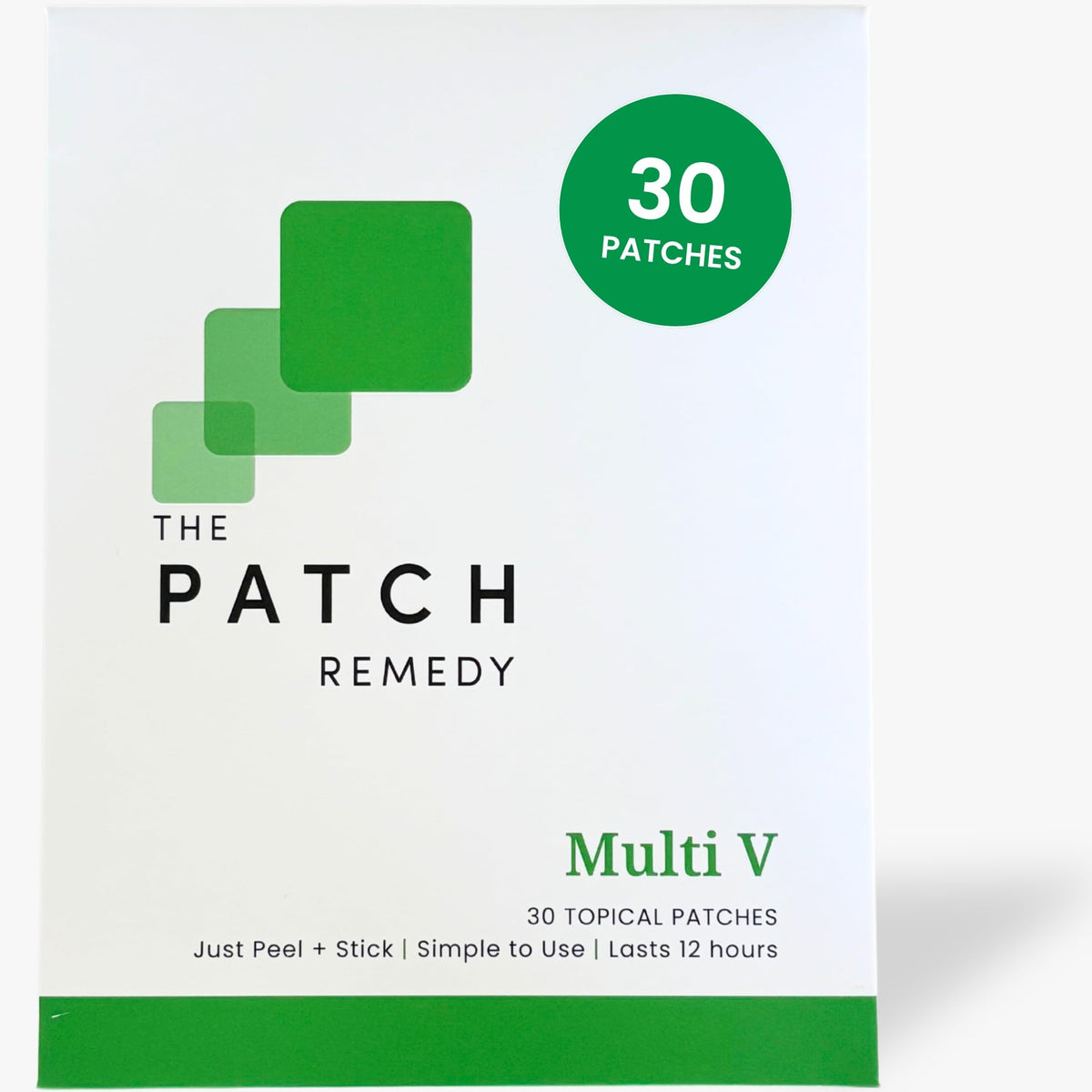The Patch Remedy Blended Vitamin & Mineral Supplement Patches front view