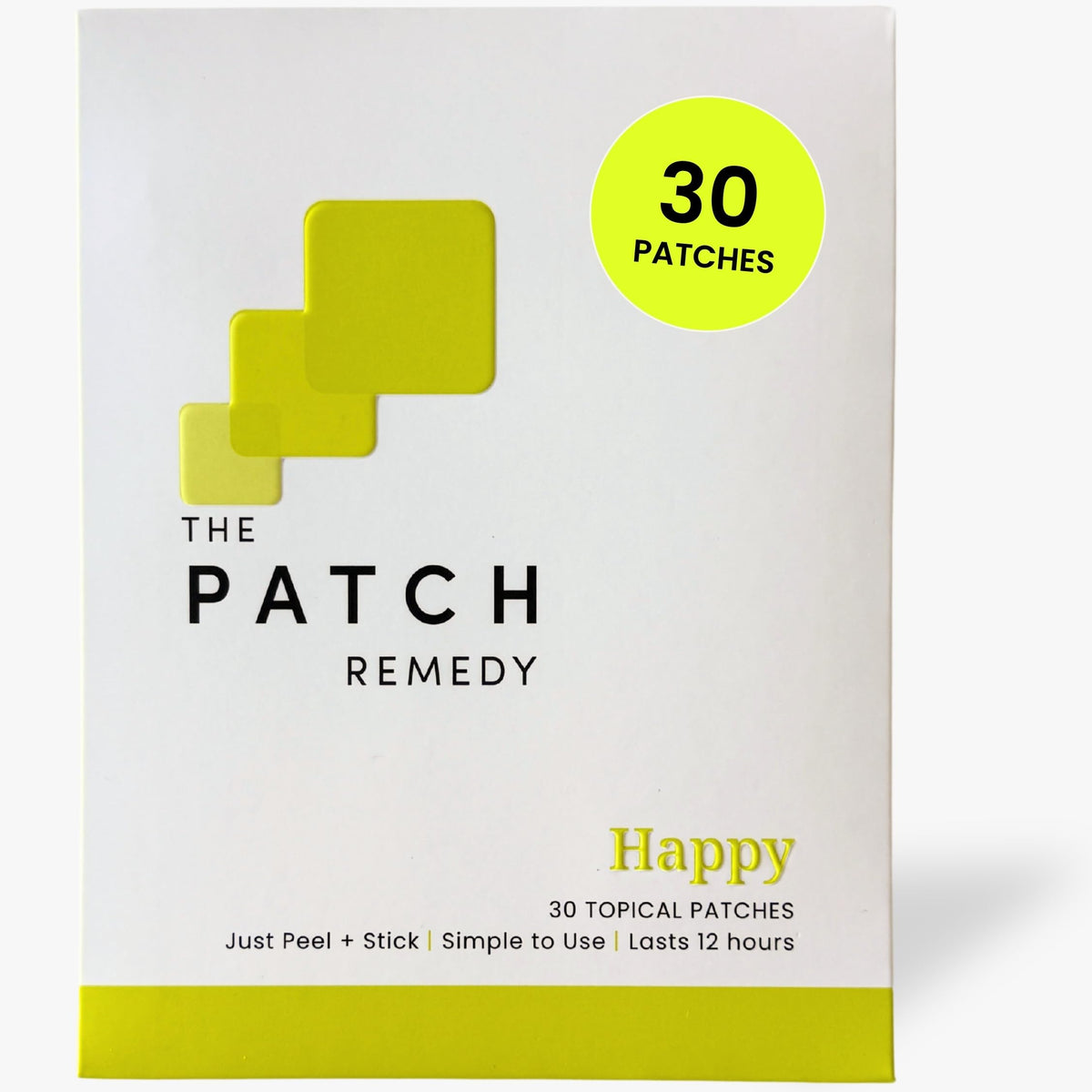 The Patch Remedy Daily Wellness Patches front view with packaging