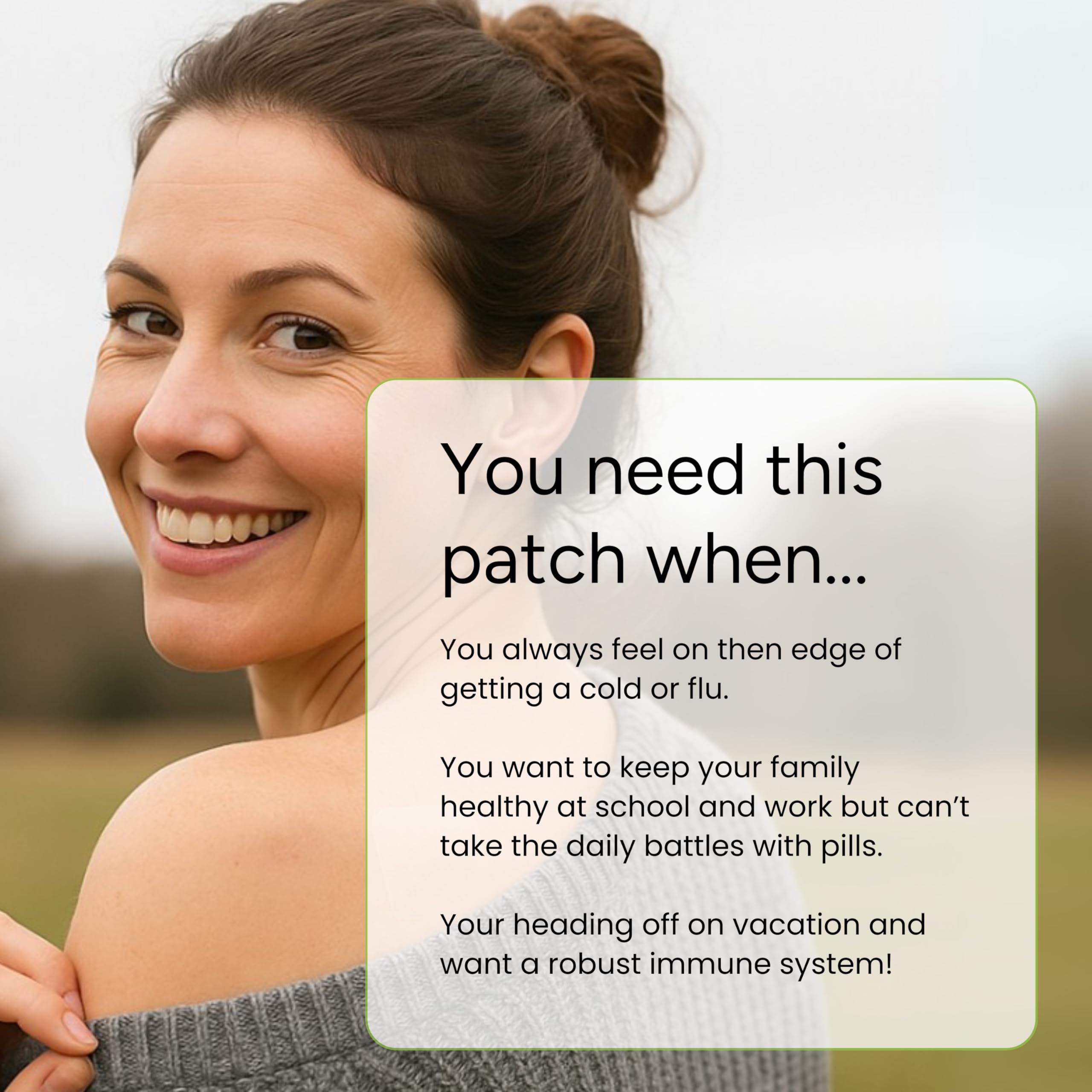 The Patch Remedy Echinacea Herbal Supplement back view showing ingredients