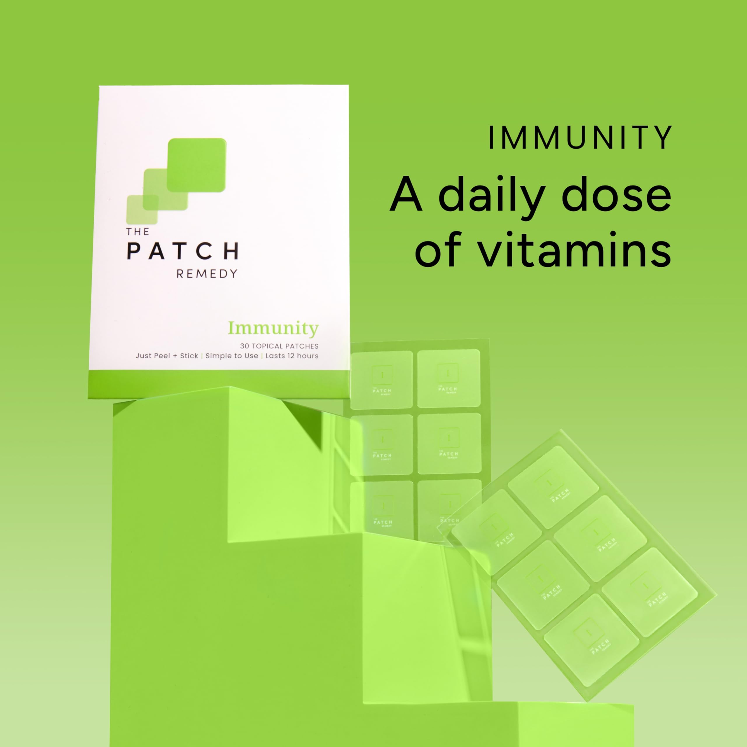The Patch Remedy Echinacea Herbal Supplement side view with dosage details