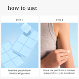 The Patch Remedy Ginkgo Biloba Patches with a measuring scale