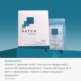 The Patch Remedy Iron Supplement Patch application on skin