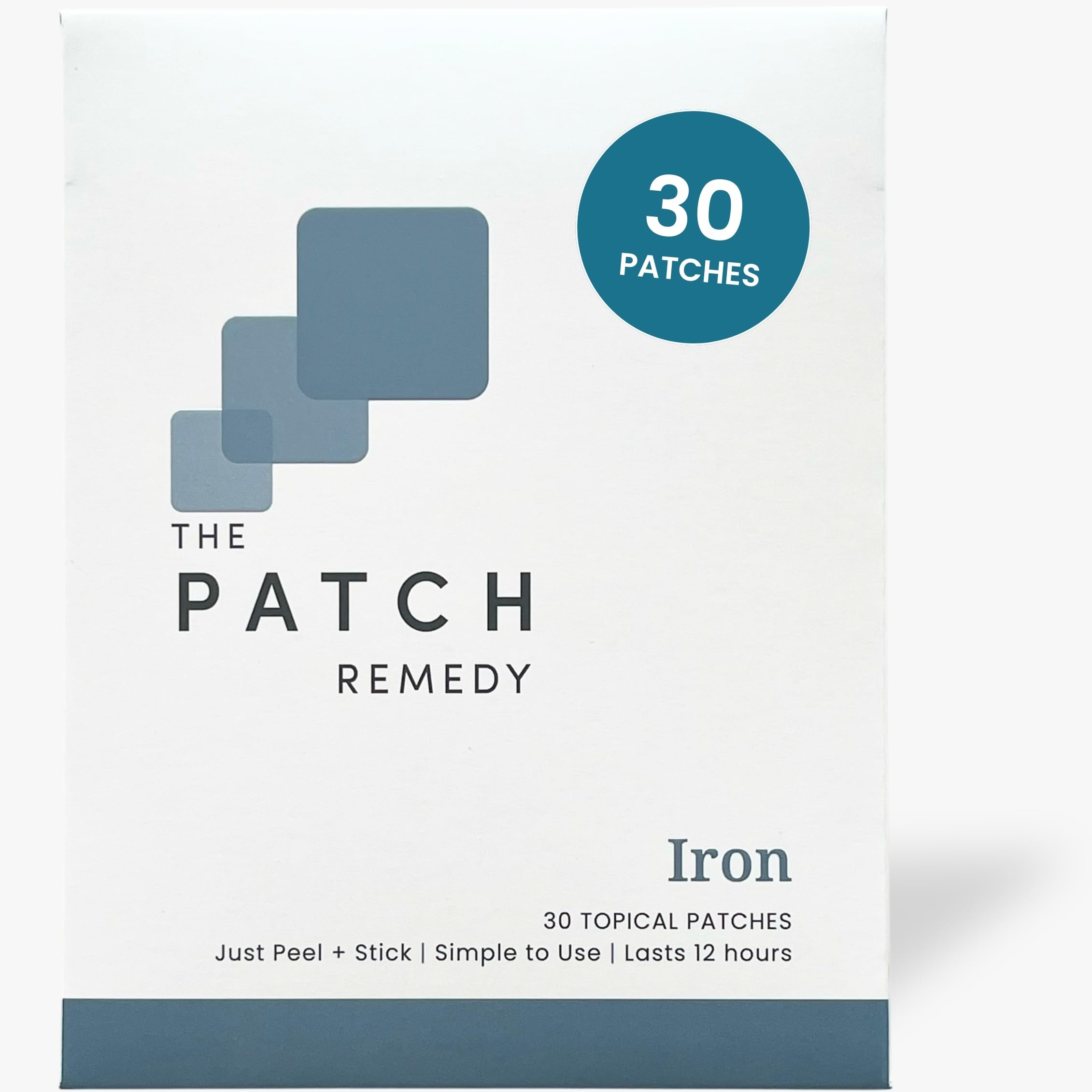The Patch Remedy Iron Supplement Patch front view