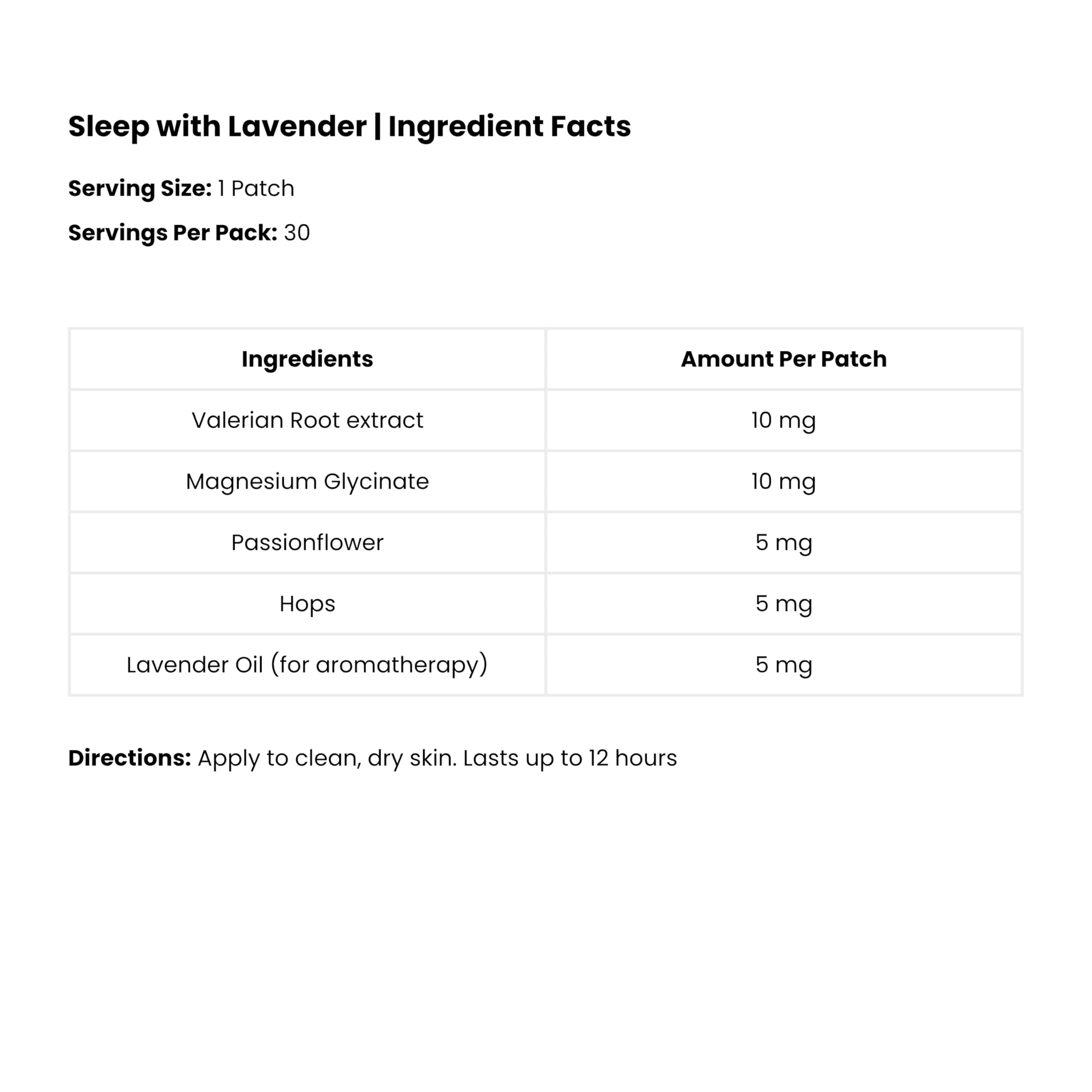 The Patch Remedy Nighttime Patches laid out on a nightstand