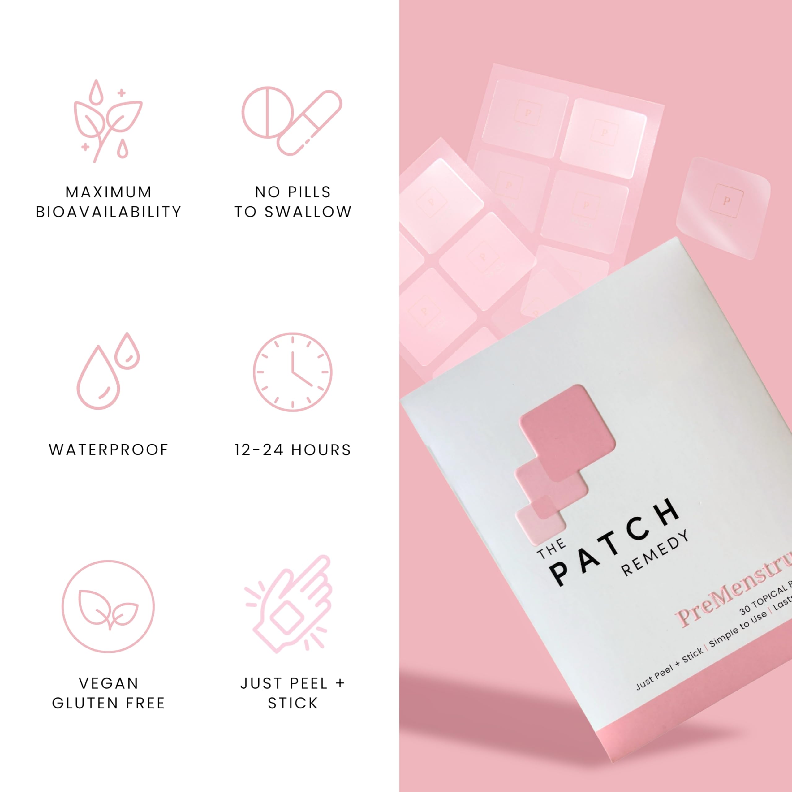 The Patch Remedy Pre-Menstrual Patches in a lifestyle setting