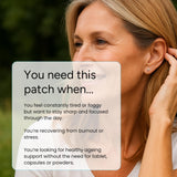 The Patch Remedy Resveratrol Supplement Patch applied on skin