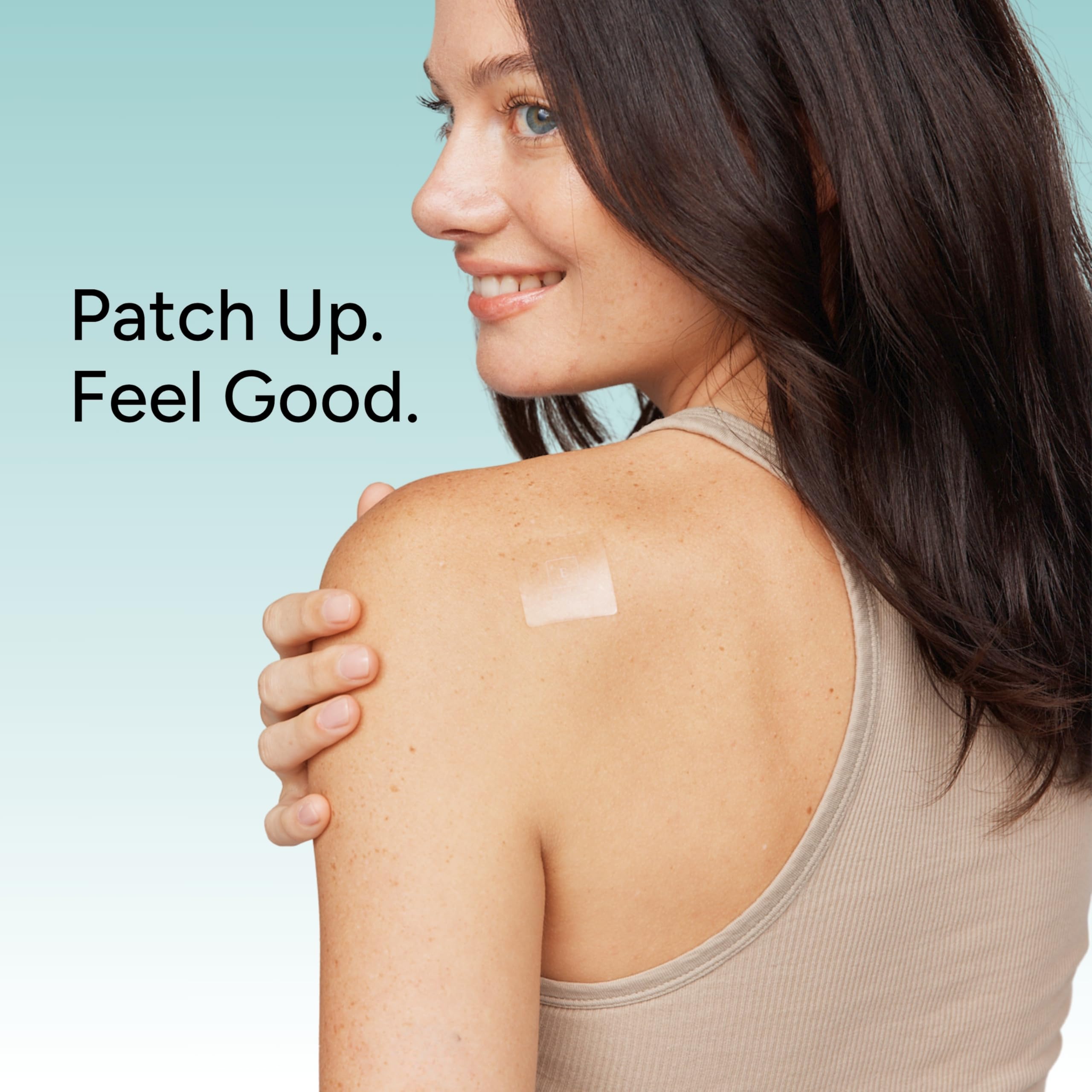 The Patch Remedy Sleep Supplement Patches with background of calming environment