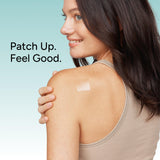 The Patch Remedy Sleep Supplement Patches with background of calming environment