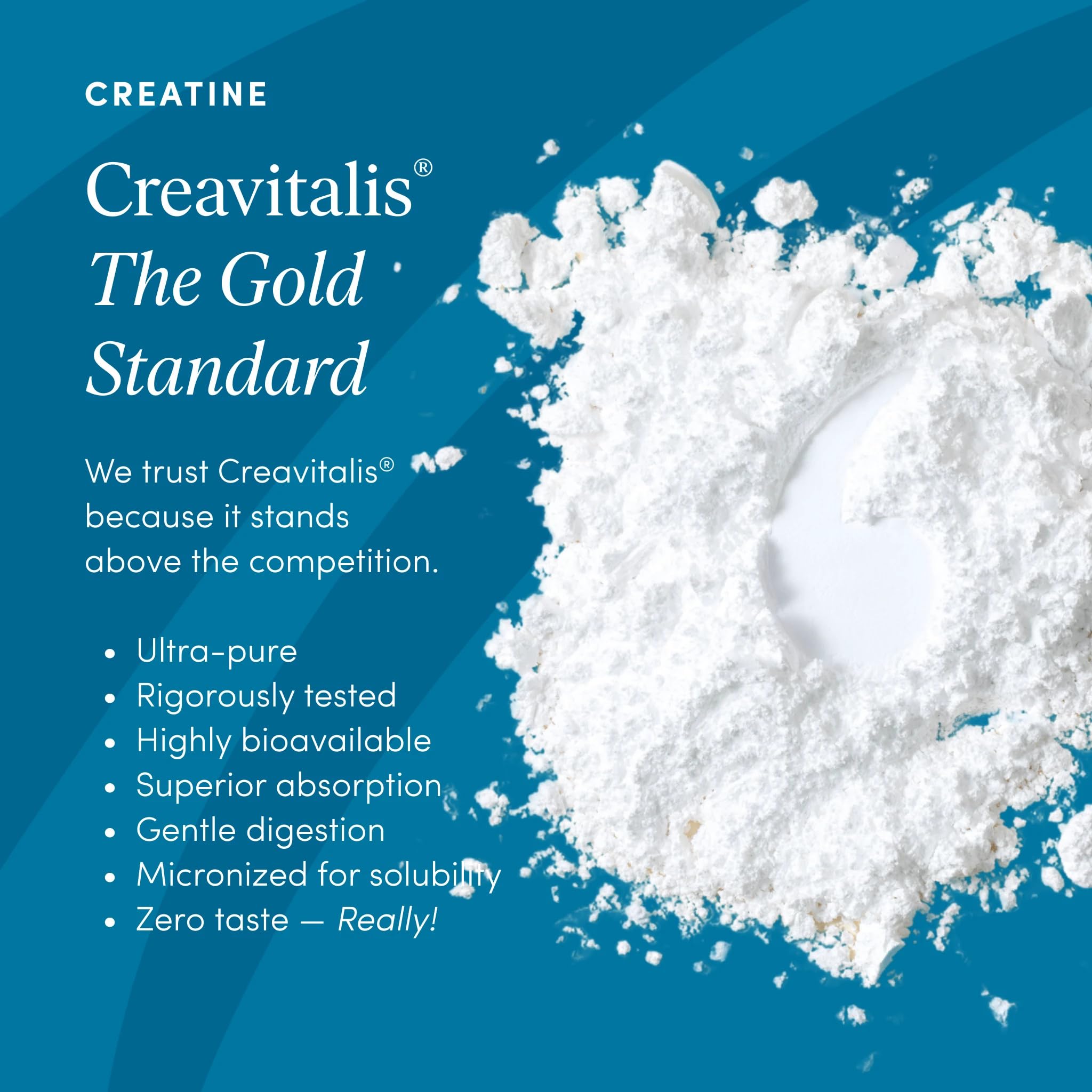The 'Pause Life Creatine Powder with smoothie ingredients