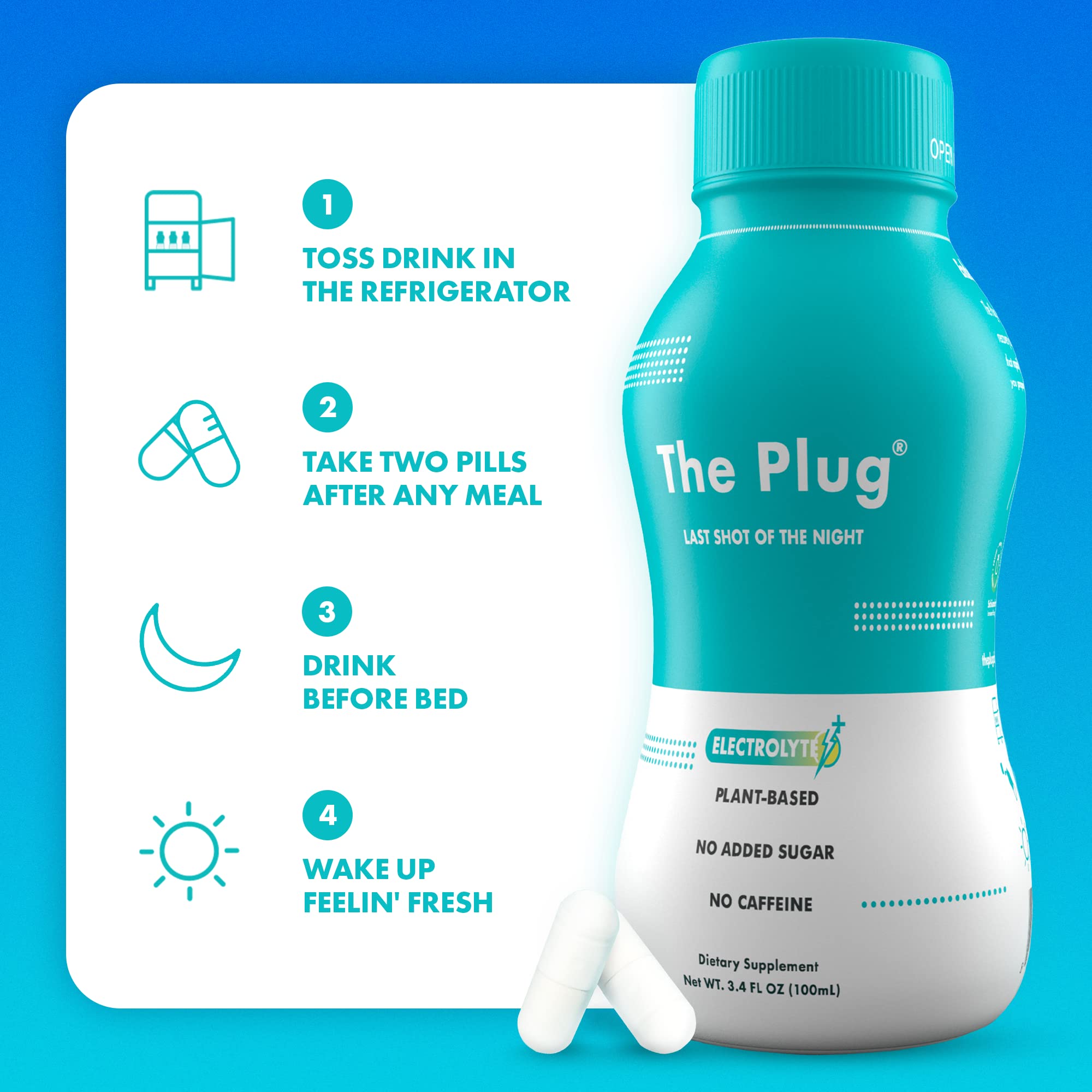 The Plug Milk Thistle capsules with a measuring spoon