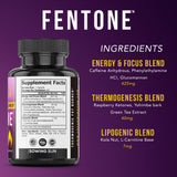 the sowing sun Fentone supplement bottle with 60 capsules