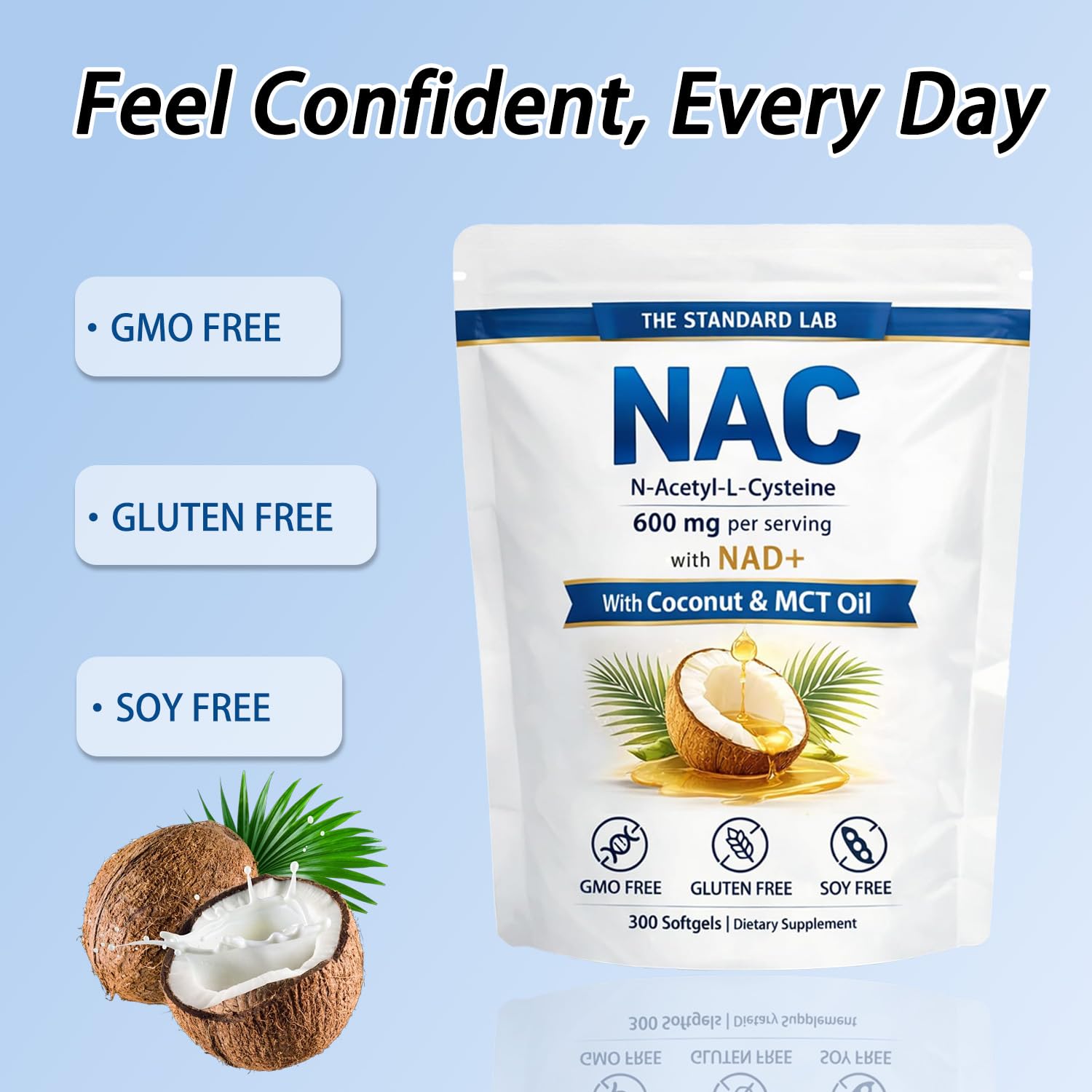 The Standard Lab Blended Vitamin & Mineral Supplement with coconut oil infusion